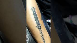 KNIFE TATTOO  #damasotattoo