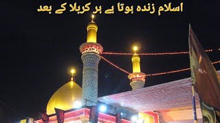 روضہ امام حسین علیہ السلام             The Shrine of Imam Hussain A.S/ Splendid city of Karbala Iraq