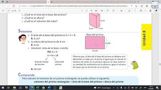 ESMATE SEXTO GRADO CLASE 1.4 UNIDAD 8