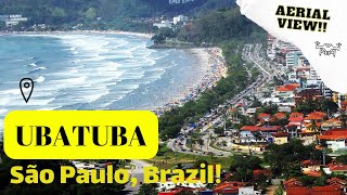 Discover the Hidden Paradise: Aerial Views of Ubatuba, São Paulo 🌴 | Living In Brazil