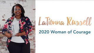 LaTionna Russell, 2020 Woman of Courage Awardee