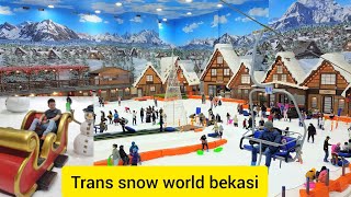 MAIN SALJU SEPUASNYA DI TRANS SNOW WORLD BEKASI |