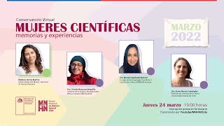 Conversatorio «Mujeres científicas, memorias y experiencias» 👩🏻‍🔬