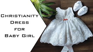 Christianity Dress for Baby Girl I Baptism Dress For Baby Girl I Customized Designer Dresses