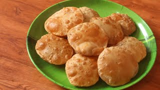 Ajwain Puri - अजवाइन की पूरी - Carom seeds Poori - How to make Crispy Ajwain Puri