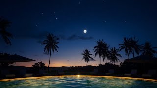 Pool night view #ASMR