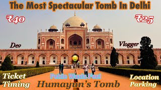 Best couple park in Delhi | The Most Spectacular Tomb in Delhi | Humayun Tomb | Pehle Waala Feel |