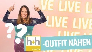 🔴 LIVE Nähen: Mein Outfit für die größte DIY Messe Deutschlands! 🌟👗 Seid dabei!