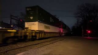 NS 4633 AC44C6M leads NS 23G with a friendly crew through Piscataway,NJ