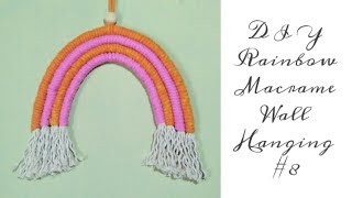 [Engsub] DIY Macrame Rainbow Wall Hanging #8