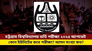 চট্টগ্রাম বিশ্ববিদ্যালয় ভর্তি পরীক্ষা ২০২৫ সার্কুলার | Chottogram University admission exam 2025 |