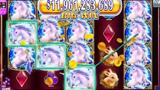 Mystical Unicorn WMS G+ Version on Jackpot Party Casino slots