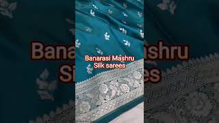 BANARASI MASHRU SILK SAREES/WEDDING SEASON/LIGHTWEIGHT/LIMITED STOCK#myngels#shortvideo