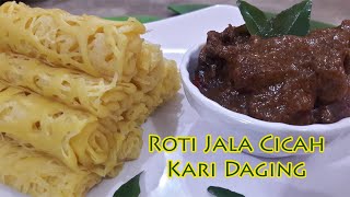 Roti Jala Cicah Kari Daging