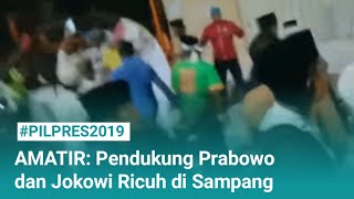 Heboh..!! Pendukung Prabowo Vs Jokowi Ricuh di Sampang Madura