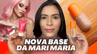 NOVA BASE COVER UP NOVIDADE MARI MARIA GINGER GLOW: COMPAREI AS DUAS! O QUE MUDOU? - LANÇAMENTO