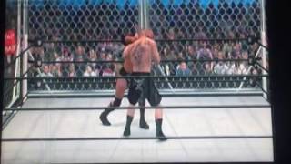 WWE SuperSlam No Way Out-Brock Lesnar vs. The Rock-Steel Cage/WWE SuperSlam Championship