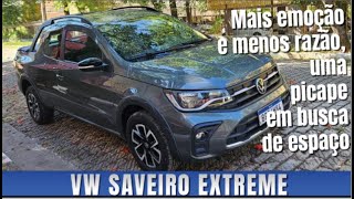 AVALIAÇÃO – Para oferecer cabine dupla, VW Saveiro Extreme perde espaço na caçamba