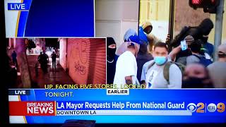 Los Angeles: looting and vandalism in Los Angeles amid George Floyd protest