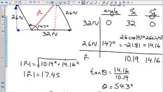 1-2 E Adding Vectors Using Components