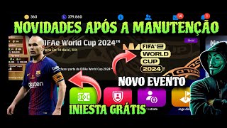 NOVIDADES APÓS A MANUTENÇÃO - INIESTA GRÁTIS, NOVO EVENTO, MOEDAS GRÁTIS E MUITO MAIS...🔥