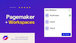 Pagemaker Introduces Workspaces 🤩