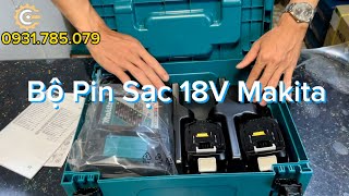 Bộ Pin Sạc 18V Makpac Makita 197624-2| 18V Battery And Charger| Công Cụ Máy Móc