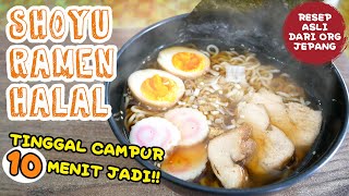 Resep SHOYU RAMEN HALAL, -Cara Membuat Japanese Ramen Enak dan Sederhana