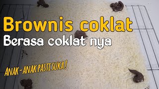 CARA BIKIN BROWNIS COKLAT PANGGANG YANG DISUKAI ANAK-ANAK DAN SIMPEL BUATNYA