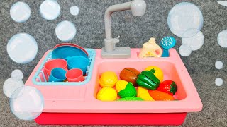 6 Minutes Satisfying with Unboxing Cute Stone Kitchen Sink Toy Set Collection | Review Toys