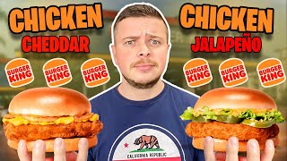 NOVOS CHICKEN DO Burger King - CHICKEN CHEDDAR E CHICKEN JALAPENO