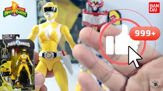 Review Ranger amarela versão Power Rangers Legacy Collection Bandai