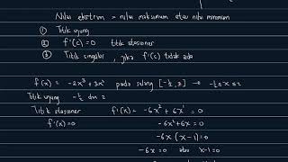 Aplikasi Turunan Nilai Ekstrim