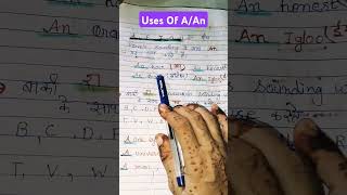 Uses Of A/An