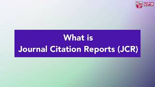 What is Journal Citation Reports (JCR)