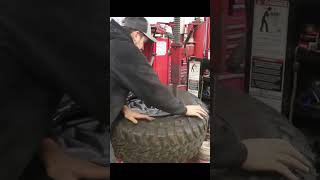 Mounting a 40" Tire for a 2022 Bronco #bronco #ford #shorts