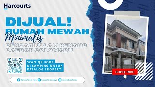 REVIEW JUAL RUMAH Mewah Minimalis Dengan Kolam Renang Colomadu