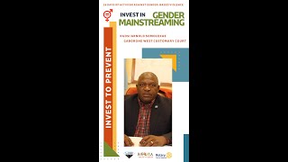 Kgosi Arnold Somolekae- Invest to Prevent