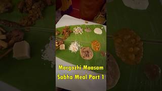 😲 550 kuduthu Veg Meals ah?🥲 | Sastha Catering Margazhi Sabha Meals | #chennaifoodie #shorts #food