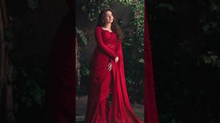 Hania Amir Red ♥️ 🍒 Gorgeous & Beautiful Saree #viral #fashion #shortsvideo