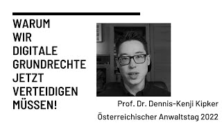 Prof. Dr. Dennis-Kenji Kipker – Warum wir digitale Grundrechte jetzt verteidigen müssen!