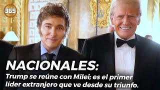 Trump se REÚNE con Milei; es el PRIMER LÍDER EXTRANJERO que ve desde su TRIUNFO