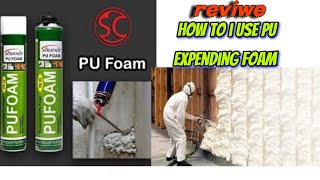 how to use pufoam expending foam #diy