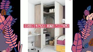 DESAIN LEMARI KAYU MINIMALIS