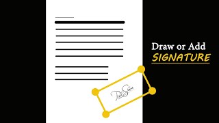 How to use signature tool