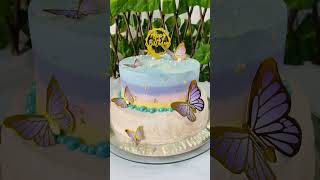 #butterflycake #butterscotchcake #treslechescake #aliyabhatt #twotiercake