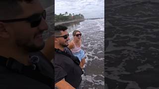 The warmest beach of my life!!   #travel #shorts #vlog #elsalvador #morelife