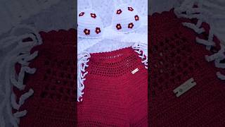 Conjunto Dany : Mais um modelinho sucesso por aqui. #shorts #saidadepraia  #modapraia #crochet