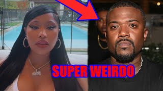 NICKI MINAJ CHECKS RAY J FOR BEING WEIRD AFTER HE FAILS THE BARBS TEST