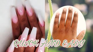 HOW TO : remove baking soda nails | How to remove cornstarch nails | Zimbabwean Youtuber